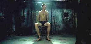 Men Torture Porn - The possible closeted character iis stripped and prepped for torture. Being  tied up and having his legs open and the camera at crotch-level, combined  with ...