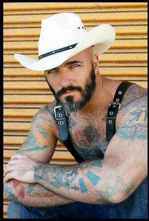 Angel Eyes Porn Johnny Depp - Hot Cowboys, Tattoo Ink, Tattoos, The Men, Angel Eyes, Cowboy Hats, Guy  Stuff, Bear Men, Blue Eyes