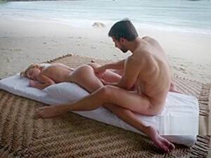 erotic beach - Erotic Beach Massage - PornZog Free Porn Clips