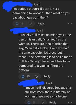 Gay Porn Texts - Guys, is gay porn misogynistic? : r/NotHowGuysWork