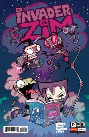 Invader Zim Toon Porn - Invader Zim Rebel Base Comics & Toys variant by.