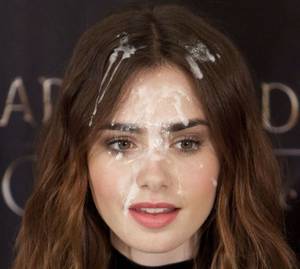 Lily Collins Hardcore - Lily Collins facials, bukkakes, and cumshots.