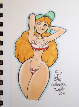 Brazilian Disney Porn - pinupsushi: One more doodle of the girl from the Disney short. to cap off  another sketchbook. I was thinking since it looked like a Brazilian-like  beach city, she should be appropriately attired.