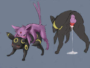 Espeon Porn - AGNPH - Gallery - 124607 - balls eeveelution espeon female male penis sex  straight thigh_master umbreon