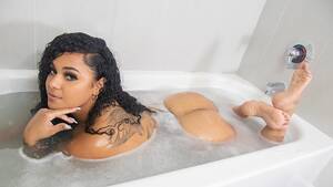 black footjob bath - Bathtub Footjob With Iah