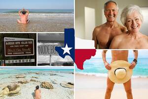 beach swingers naked - Fascinating! Texas Is Home to Many Clothing Optional Havens