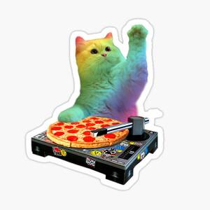 Cute Dj Cats Porn - Dj Pizza Cat Gifts & Merchandise for Sale | Redbubble