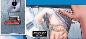 Gambit Porn - More importanly they change clothes in from of each other, also Gambit take  his shirt of in the Jungle. Got to love that gratuious Remy LeBeau beefcake!