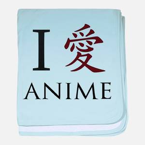 Hentai Anime Baby - I Love Japanese Anime baby blanket