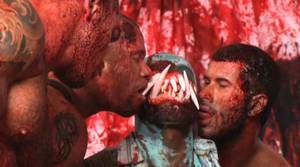 La Zombie Porn Gif - LA Zombie exists in a 63 minute version that expands to 103 minutes in the  hardcore version. And it is hardcore. The basic plot is that Francois  Sagat's ...