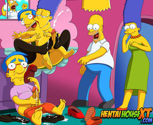 Footjob Marge Simpson Porn - áˆ FootJob â€“ Simpsons xxx - Milftoon Comic