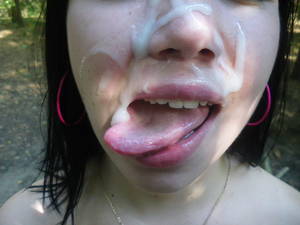 massive facial outdoor - WifeBucket Pics | Outdoor facial cumshot pics