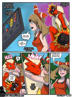 Lucario Blaziken Porn - Blaziken-Burst-002 - Pokemon Porn Comics