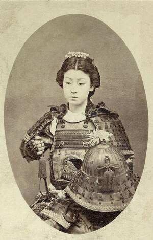 japanese vintage porn 1800s - Vintage photograph of an onna-bugeisha, female samurai warrior of the upper  bushi (samurai), class in feudal Japan. Late 1800's. [736Ã—1150]. :  r/HistoryPorn