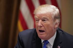 Bahamian School Porn - US President Donald Trump speaks during a meeting with bipartisan members  of Congress on school and