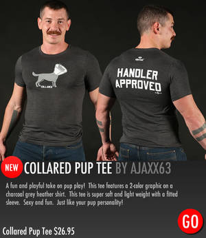 Extreme Pet Play Porn - ... Collared Pup T-Shirt Puppy Play â€¦