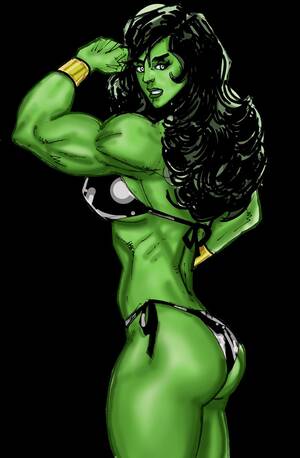 Green Woman Porn - SuperPoser] - Green With Lust- Hulk â€¢ Free Porn Comics