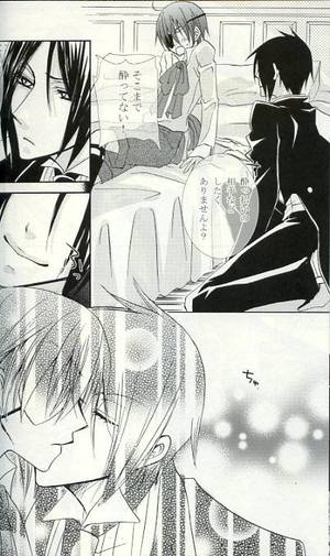 Black Butler Yaoi Porn - Kuroshitsuji yaoi doujinshi Sebastian X Ciel -Humiliate