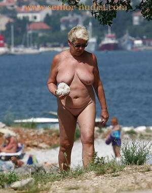 mature nudist blog - Hot Granny Porn Pictures and Vids - Free Granny and Mature Porn Blog: Nudist  grandma taking a walk on the beach