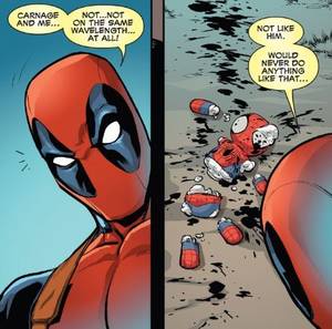 Deadpool Carnage Porn - Deadpool vs. Carnage #3 We know Deadpool, we all know you love Spidey