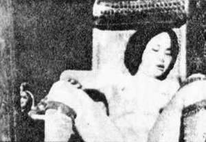 asian war vintage nudes - The Rape Of Nanking--Chinese woman stripped naked and strapped to a chair  to be gang-raped to death by inhuman marauding Japanese Soldiers.