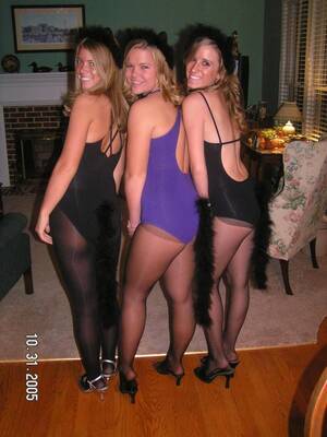 group pantyhose party - Party girls in pantyhose . Hot porno.