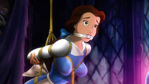 Disney Princess Cartoon Porn Bdsm - Belle Punished With Rope â€“ Fan Art Bondage | GagTheGirl