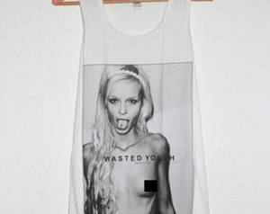 Black Youth Girls Porn - WASTED YOUTH Indie Rock Club Fashion Sleeveless mature porn Shirt