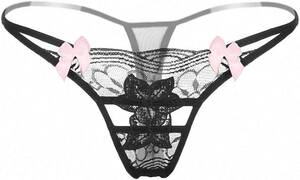 black thong see through - Amazon.com: Women Open Transparent Lace Underwear Porn See Through  Underpants G-String Thong Black : Clothing, Shoes & Jewelry