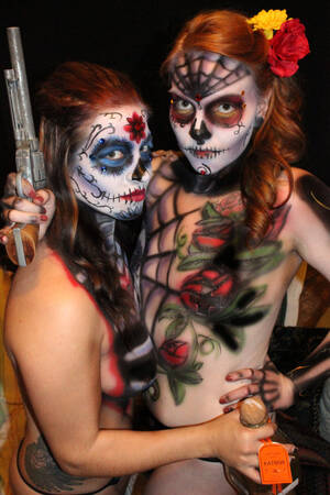 Day Of The Dead Face Paint Porn - monstermaidens: Vivian los Muertos! Long live the dead!Monster Maidens  Tumblr Porn