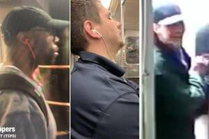 Groped On The Subway - Three subway pervs wanted for groping female passengers: cops