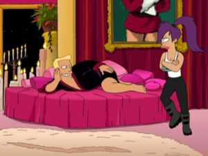 Futurama Porn Leela Zapp - Just curious: Did Zapp lose his virginity to Leela? I feel like he did. : r/ futurama