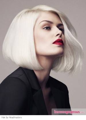 Medium Haircut Styles Porn - Platinum Long Bob Hair Style - Medium Long Hairstyles Pictures