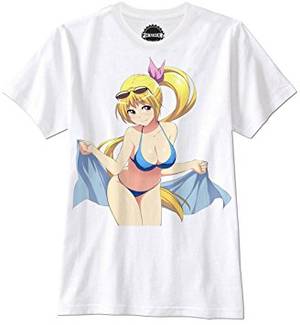 Anime Sports Porn - PHUNKZ T-SHIRT SEXY GIRL ANIME MANGA HENTAI SCHOOLGIRL JAPAN BIKINI PORN  PORNO, XL