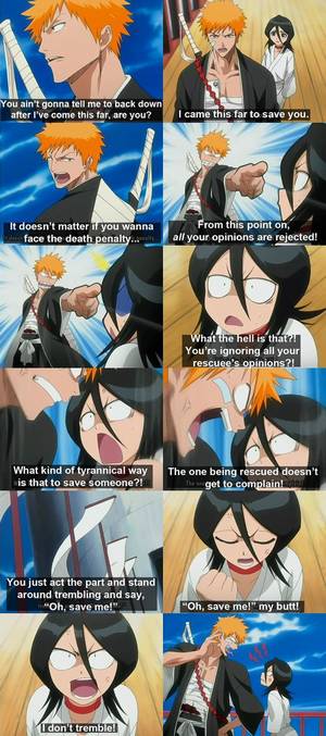 Bleach Rukia Hentai Porn Caption - Ichigo and Rukia I would like to see Ichigo say this to Orihime. Gosh,