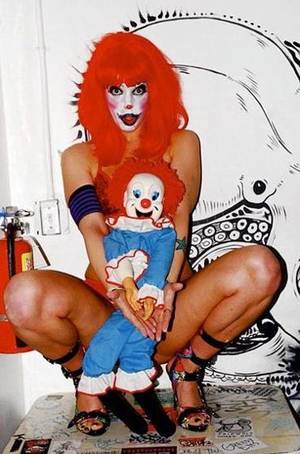 Clown Sex Porn - Hollie Stevens in one of her clown roles