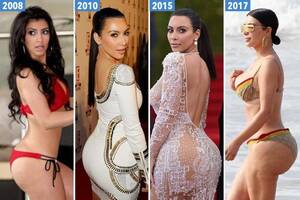 Kim Kardashian Ass Sex - The evolution of Kim Kardashian's bum from average rump to icon with its  own postcode | The Sun