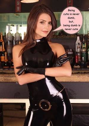 Clara Oswald Porn Captions - Doctor Who companions and shiny black outfits. Why is Clara so beautiful?