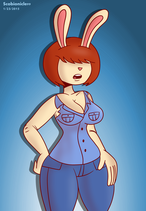 Arthur Molly Porn - 88865 - safe, artist:sb99stuff, molly macdonald (arthur), lagomorph,  mammal, rabbit, anthro, arthur (series), pbs, big breasts, breasts,  cleavage, female, hair, hair over eyes, high res, solo, solo female, tomboy  - Furbooru