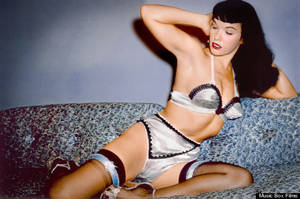 christmas bettie page nude - Bettie Page in Mark Mori's BETTIE PAGE REVEALS ALL (Music Box Films).