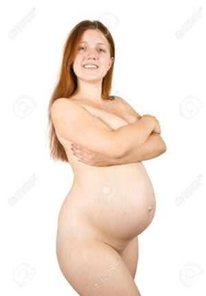 8 months pregnant nude - Portrait Of 8 Months Nude Pregnant Woman Over White Stock Photo, Picture  and Royalty Free Image. Image 7873479.