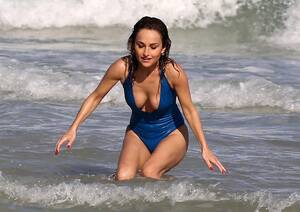 Giada De Laurentiis Upskirt Porn - Giada De Laurentiis' Boobs Pop Out Of Her Swimsuit In Miami Beach Photos