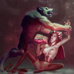 Harry Potter Porn Big Bad Wolf - Emma Watson as Red Riding Hood having some fun with the Big Bad Wolf.  Artist: porcupine [Little Red Riding Hood] (x-post /r/rule34celebs) :  r/rule34