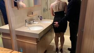 blonde fucks in office bathroom - sexy secretary fucked by her supervisor in the office restroom - XNXX.COM