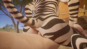 Anime Zebra Porn - Safari Park With Horny Zebra Furry Girl - FAPCAT