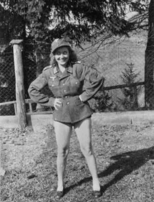 Nazi Vintage Porn 1940s - vintage everyday: Pictures of Collaborator Girls in World War II, Some are  Shocking Ones