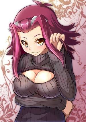 huge breast anime turtleneack - 