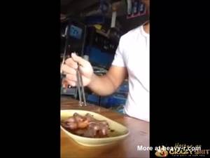 live eel porn - Chinese Boy Eating Live Baby Mice