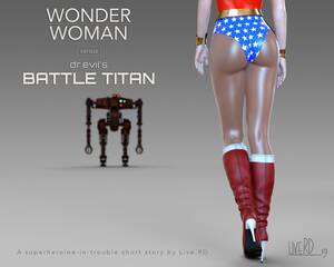 Live Woman - Wonder Woman vs Battle Titan- Live.RD - Porn Cartoon Comics