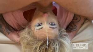 blonde rough blowjobs - Petite blonde cutie dicked down hardcore after sloppy blowjob and rough  deepthroat. Hard porn videos on faponhd.com